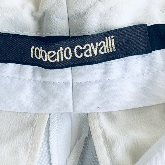 Roberto Cavalli Elegant White Women's Bermudas - Picture 6 of 12